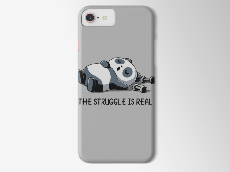 THE STRUGGLE IS REAL - MOBILE COVER