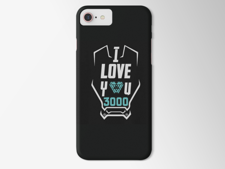 I LOVE YOU 3000 - AVENGER - MOBILE COVER
