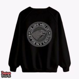 The lone wolf dies but the pack survives - Graphic printed sweatshirt