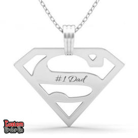 Superman logo Necklace