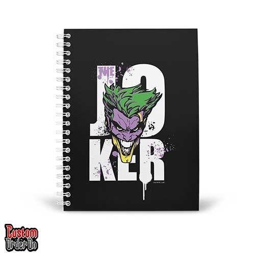 Joker Notebook Custom Order On
