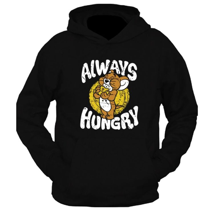 Always Hungry Graphic Printed Hoodie