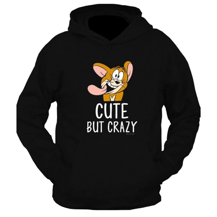 Cute But Crazy Graphic Printed Hoodie