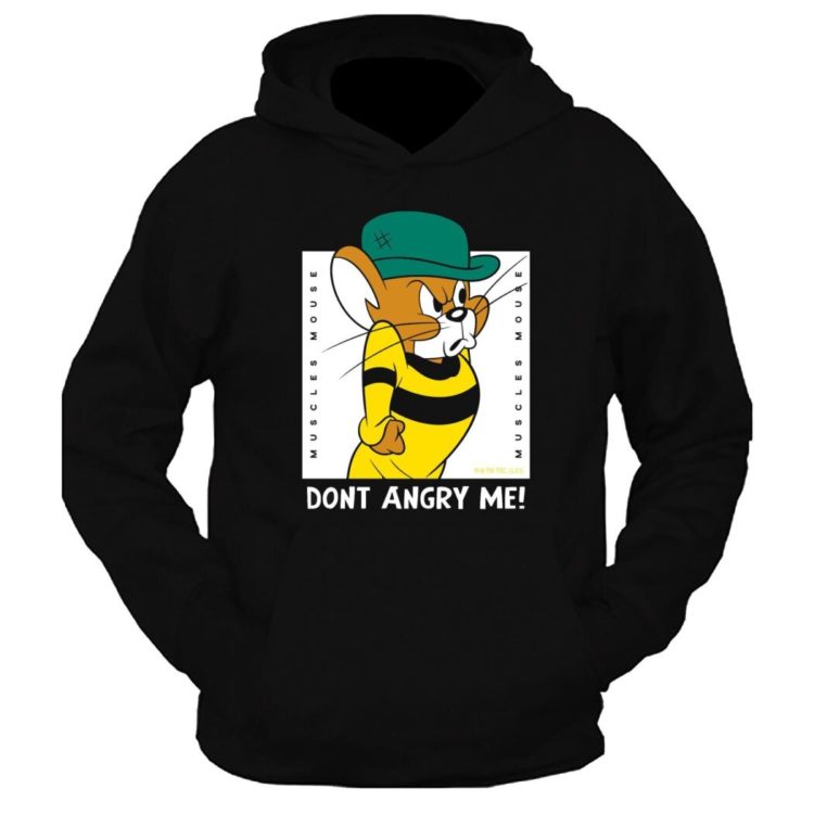 Don'T Angry Me Graphic Printed Hoodie