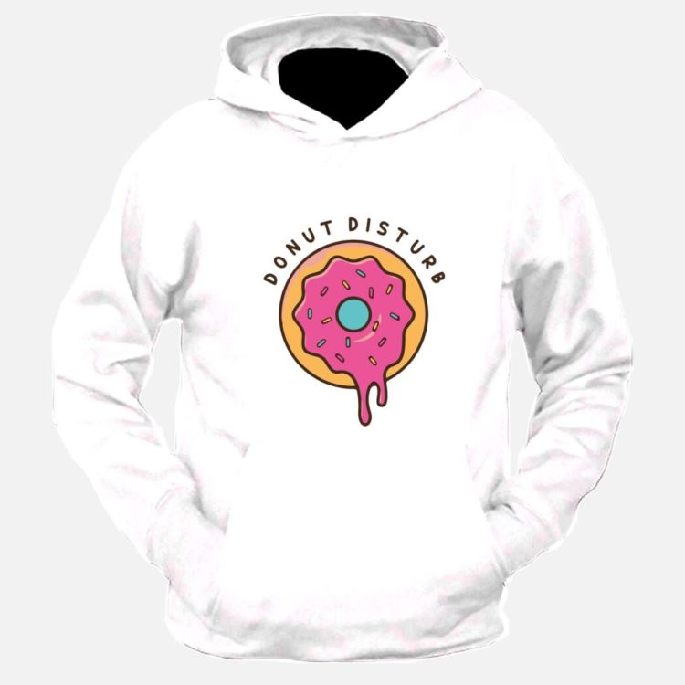 Donut Disturb Graphic Printed Hoodie