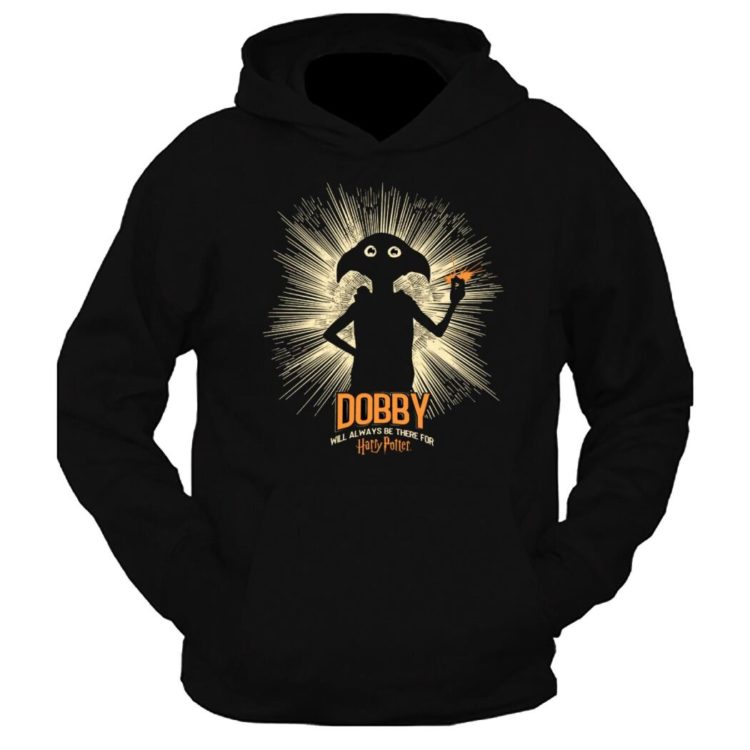 Dooby Will Always Be There For Harry Potter Graphic Printed Hoodie
