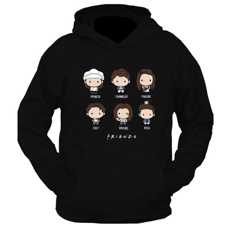 Friends Graphic Printed Hoodie