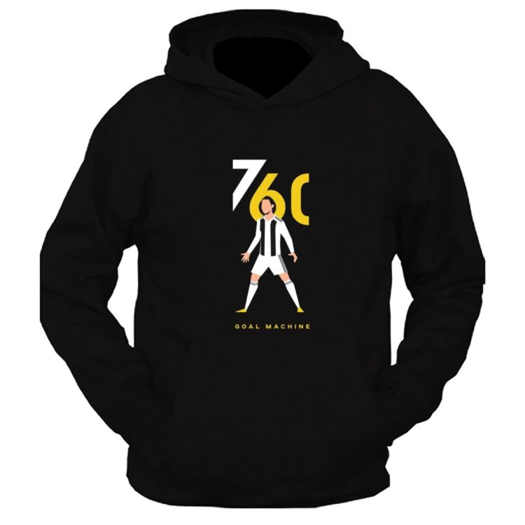 Goal Machine Ronaldo Graphic Printed Hoodie