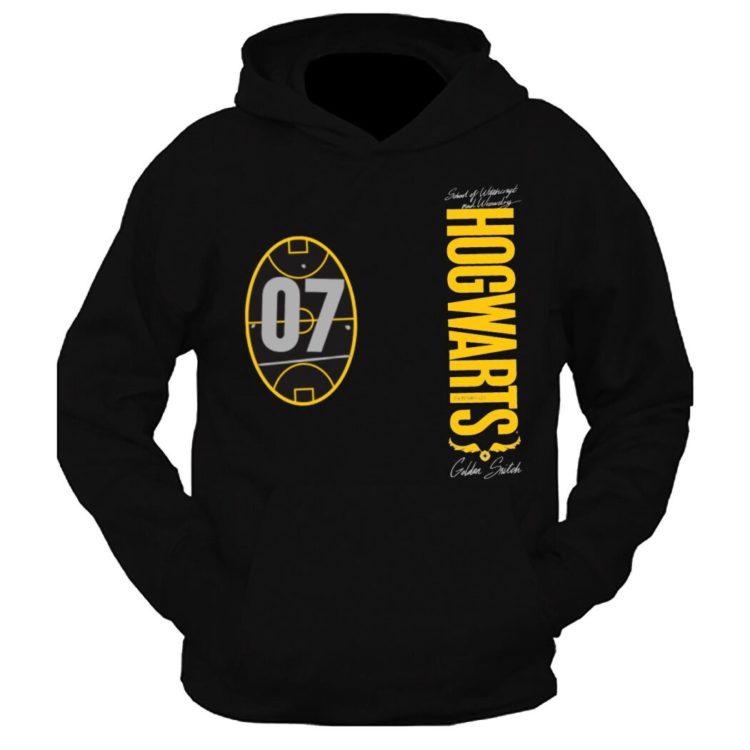 Hogwarts Graphic Printed Hoodie