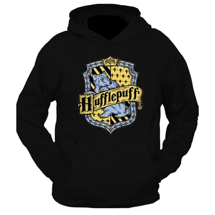 Hufflepuff Graphic Printed Hoodie
