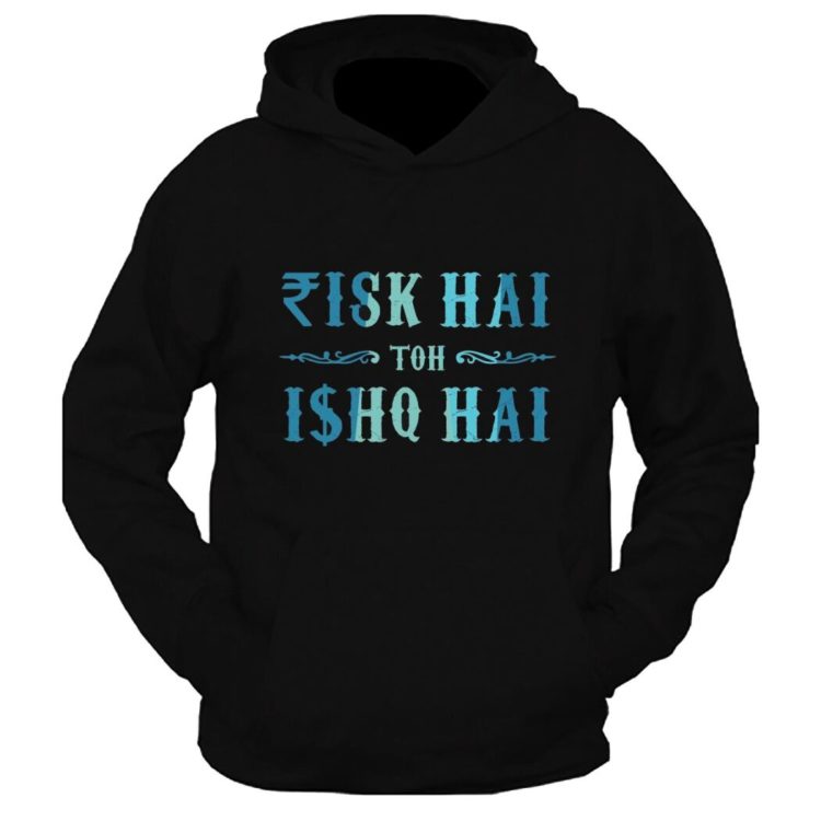 Ishq Hai Toh Ishq Hai Graphic Printed Hoodie