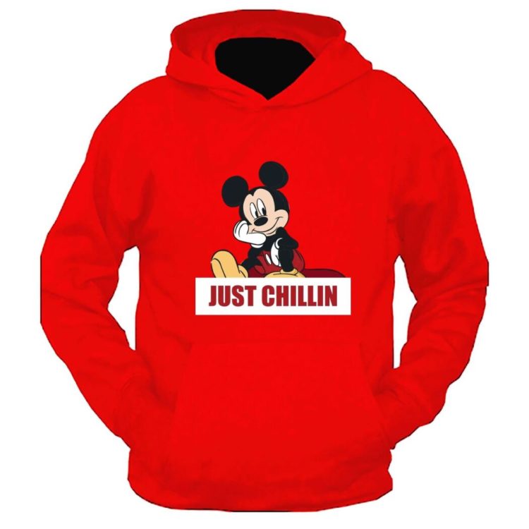 Just Chillin Graphic Printed Hoodie