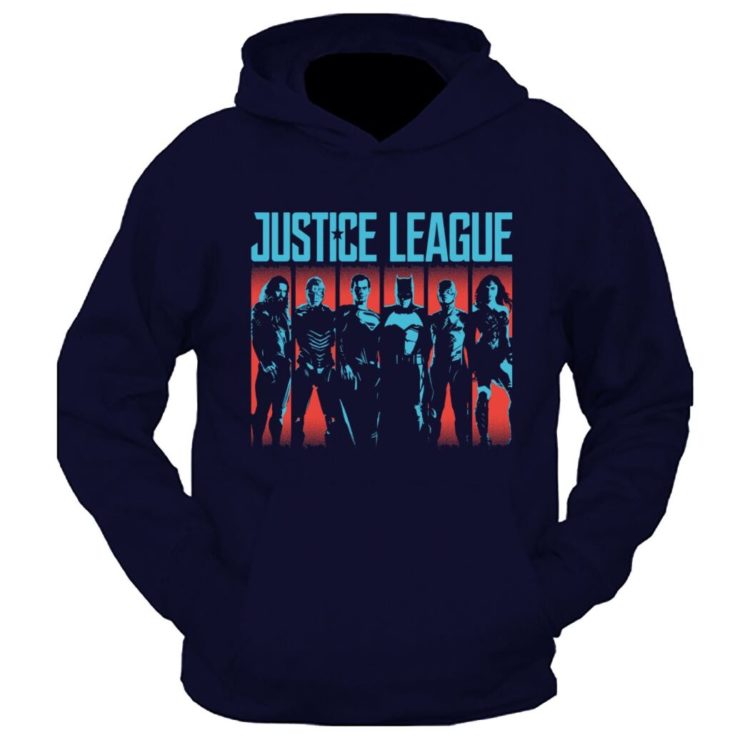 Justice League Graphic Printed Hoodie