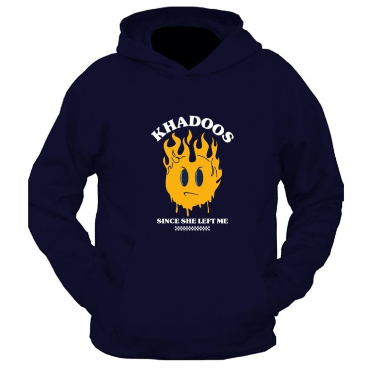 Khadoos Since She Left Me Graphic Printed Hoodie