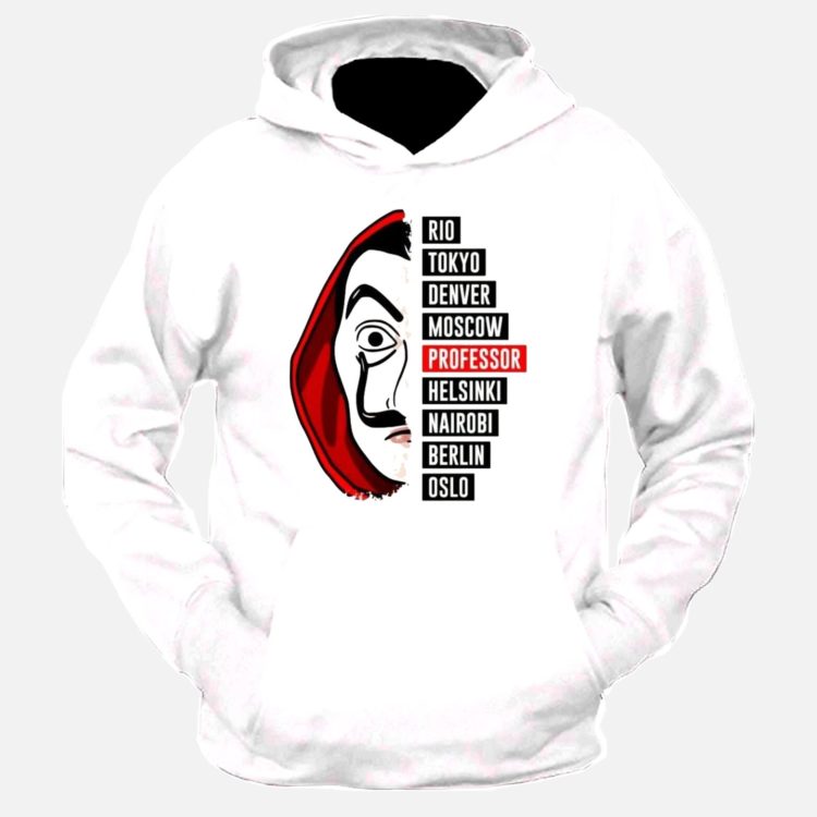 Money Heist Graphic Printed Hoodie