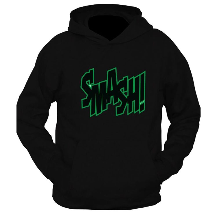 Smash Graphic Printed Hoodie