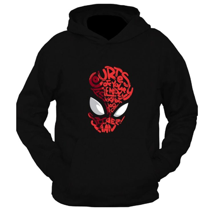 Spiderman Graphic Printed Hoodie
