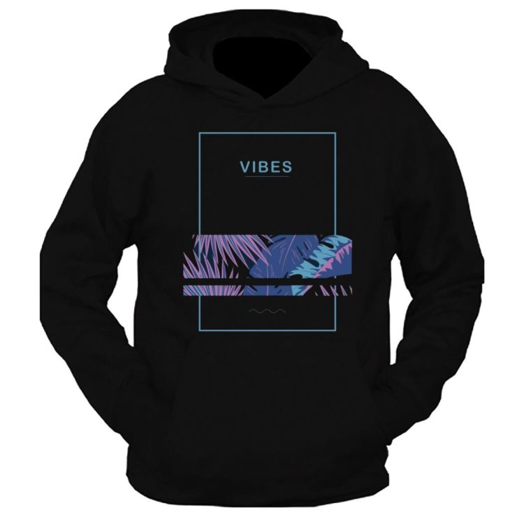 Vibes Graphic Printed Hoodie