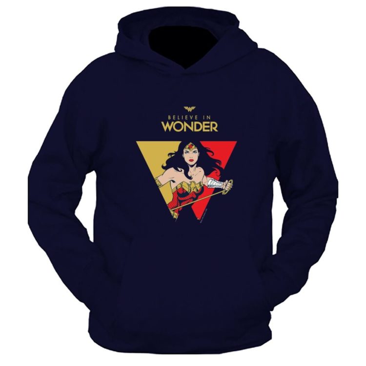 Wonder Woman Graphic Printed Hoodie