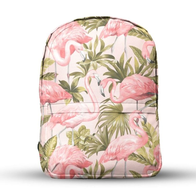 Flamingo All Over Printed Backpack