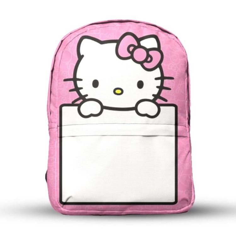 Kitty All Over Printed Backpack