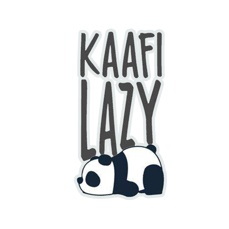 Kaafi Lazy Cutout Sticker