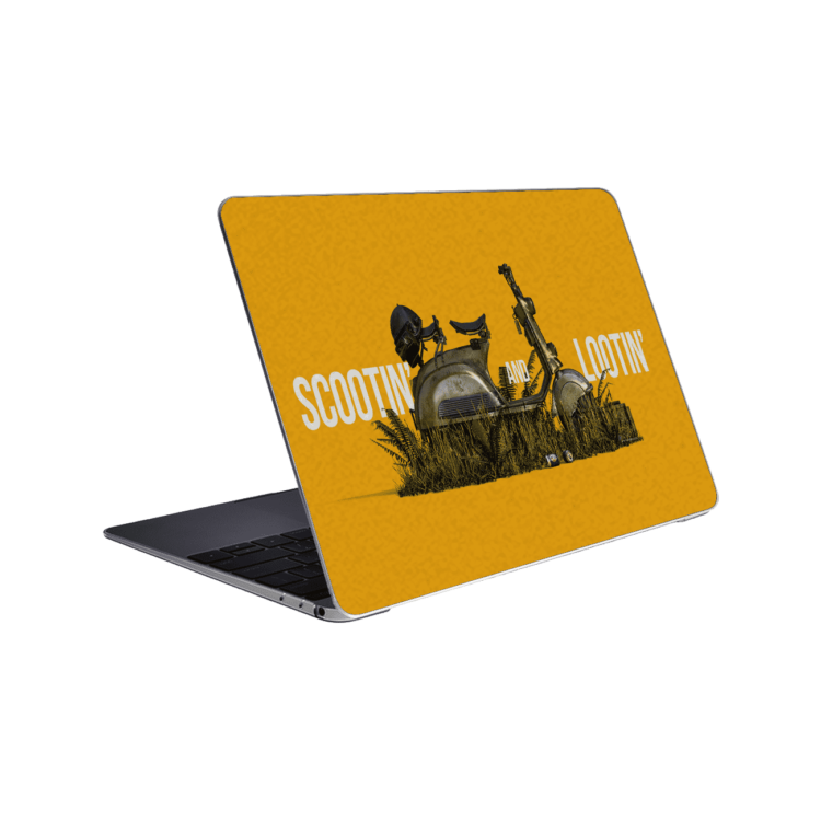 PUBG - Scooting And Looting - Laptop Skin