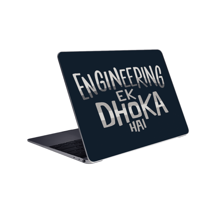 Engineering Ek Dhoka Hai - Laptop skin