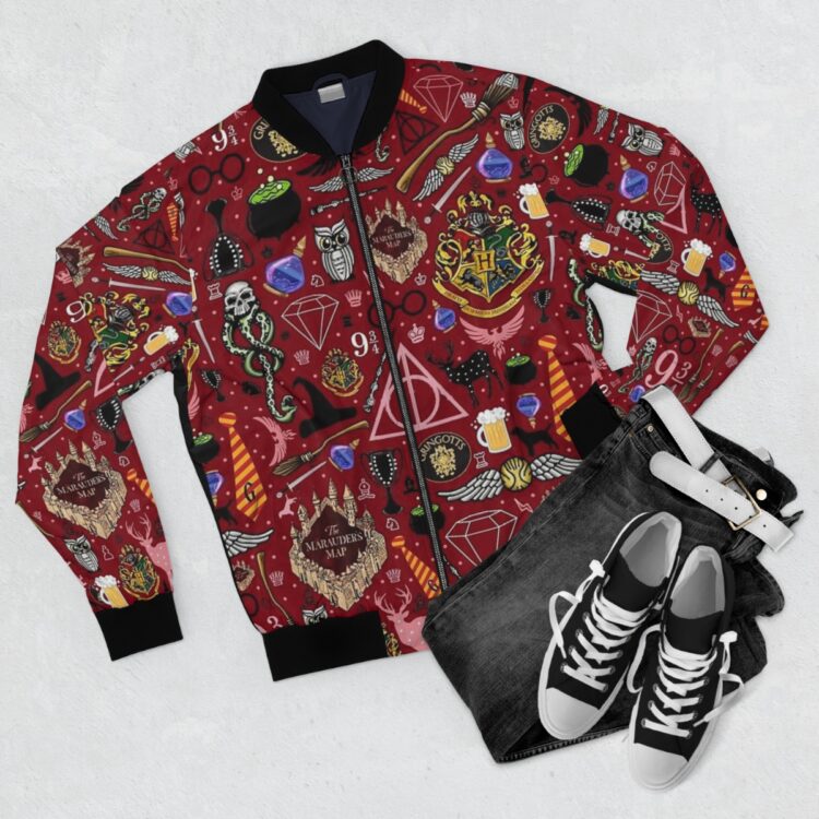Men's Bomber Jacket (AOP) - Image 4